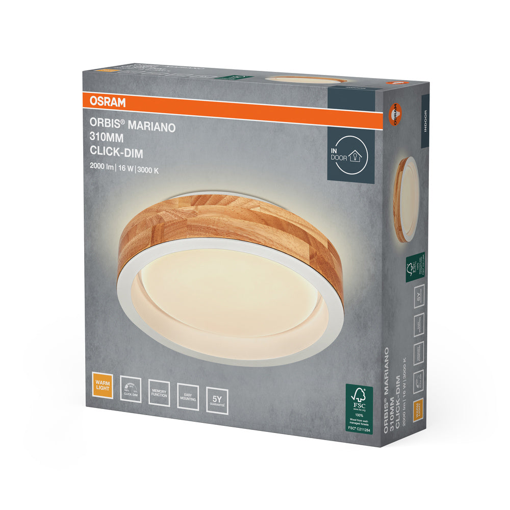 LED stropné svietidlo 16W IP20 3000K – stropné LED svietidlo OSRAM