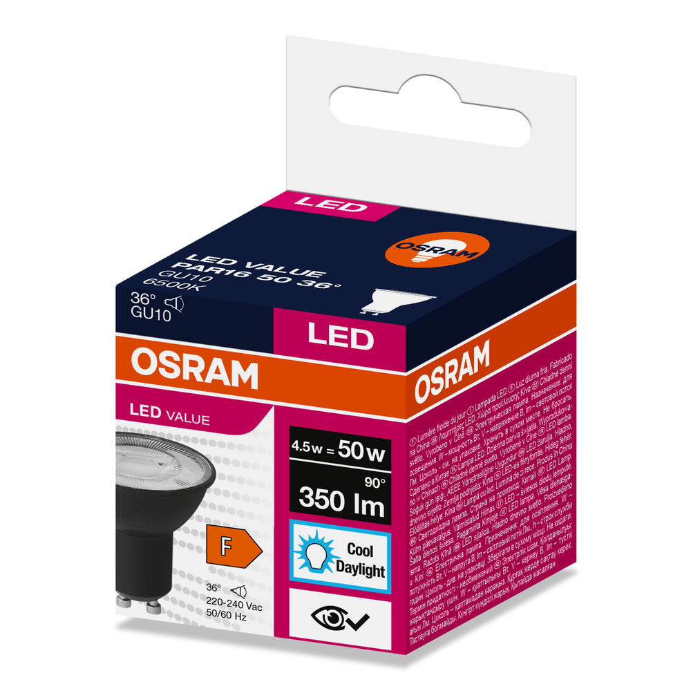 LED downlight 4.5W IP20 6500K 36° – zápustné LED svietidlo OSRAM
