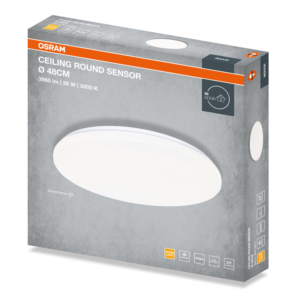 LED stropné svietidlo 36W IP20 3000K 120° – stropné LED svietidlo OSRAM