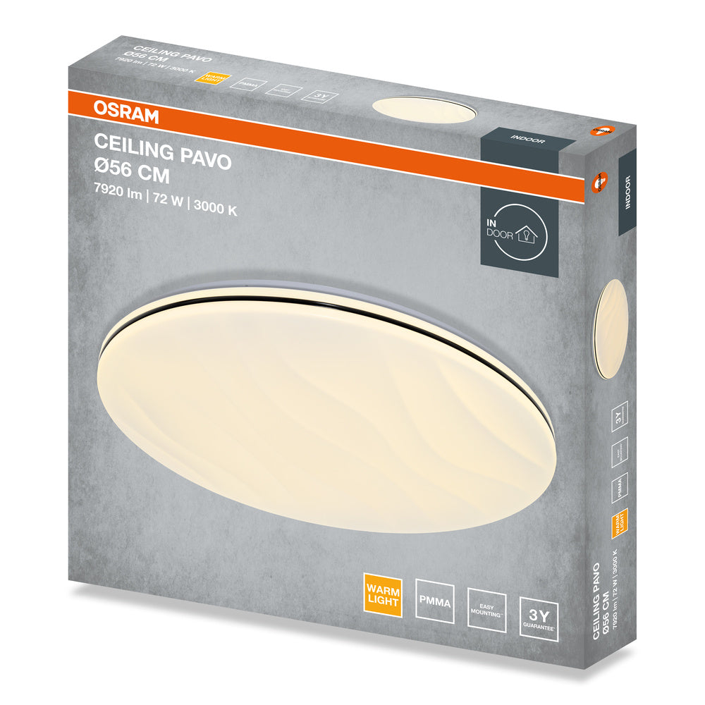 LED stropné svietidlo 72W IP20 3000K 120° – stropné LED svietidlo OSRAM