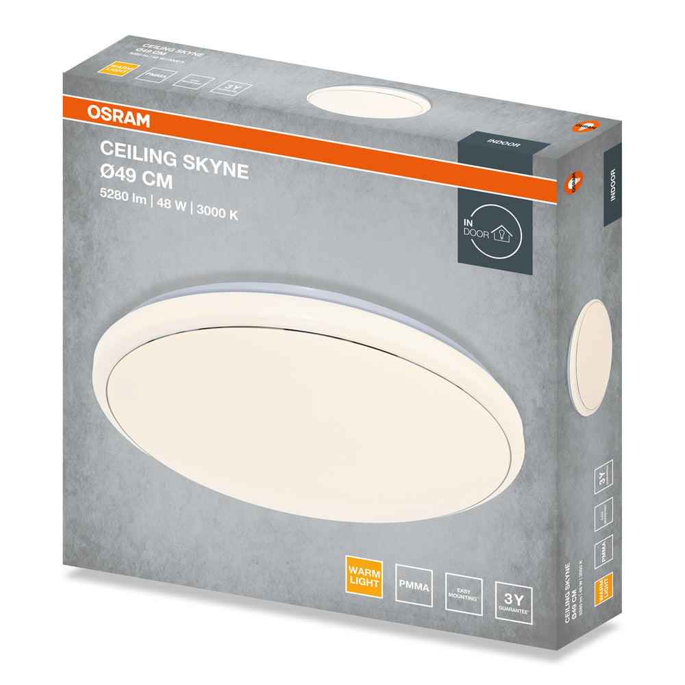 LED stropné svietidlo 48W IP20 3000K 120° – stropné LED svietidlo OSRAM