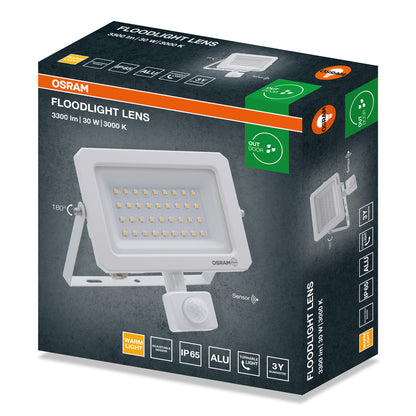 LED reflektor 30W IP65 3000K 110° – vonkajšie LED svietidlo OSRAM