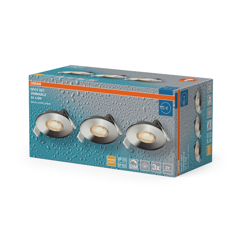 LED stropné svietidlo 4.90W IP65 2700K 36° – stropné LED svietidlo OSRAM