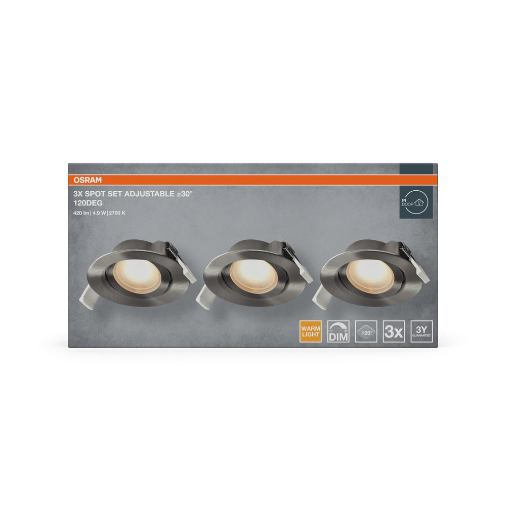 LED stropné svietidlo 4.90W IP20 2700K 120° – stropné LED svietidlo OSRAM