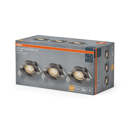 LED stropné svietidlo 4.90W IP20 2700K 36° – stropné LED svietidlo OSRAM