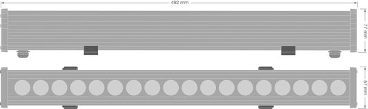 LED nástenné svietidlo 18W IP66 4000K 30° – nástenné LED svietidlo LEDVANCE