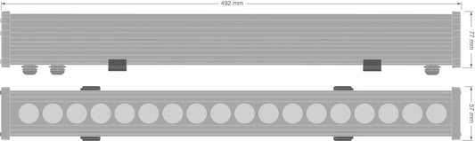 LED nástenné svietidlo 18W IP66 4000K 30° – nástenné LED svietidlo LEDVANCE