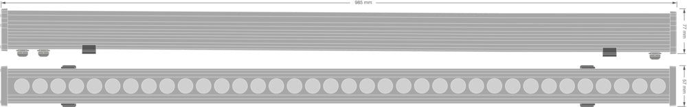 LED nástenné svietidlo 36W IP66 4000K 45° – nástenné LED svietidlo LEDVANCE
