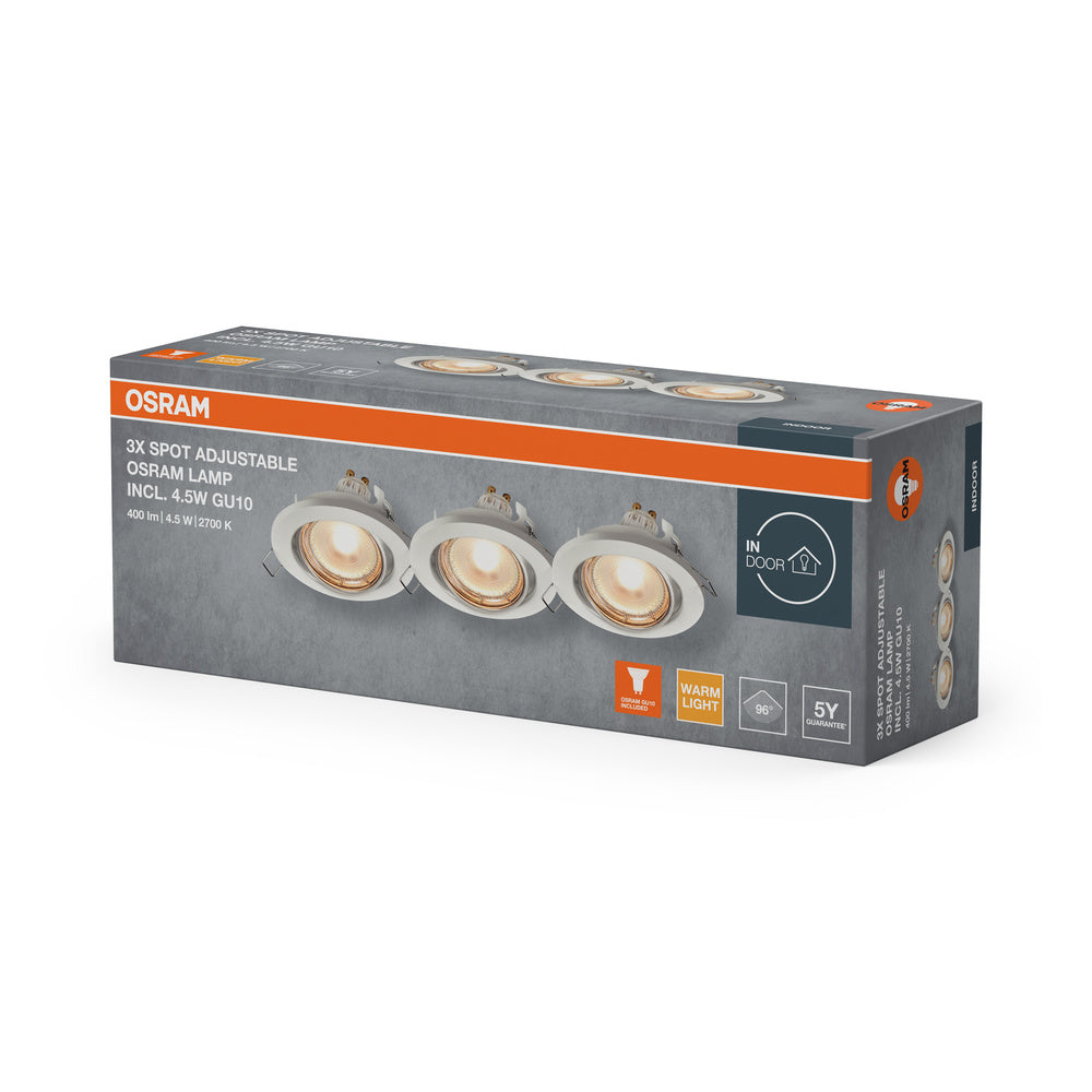 LED downlight 4.50W IP20 2700K 36° – zápustné LED svietidlo OSRAM