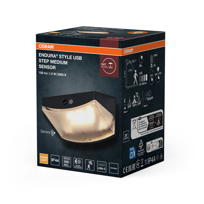 LED nástenné svietidlo 1.50W IP44 3000K 120° – nástenné LED svietidlo OSRAM