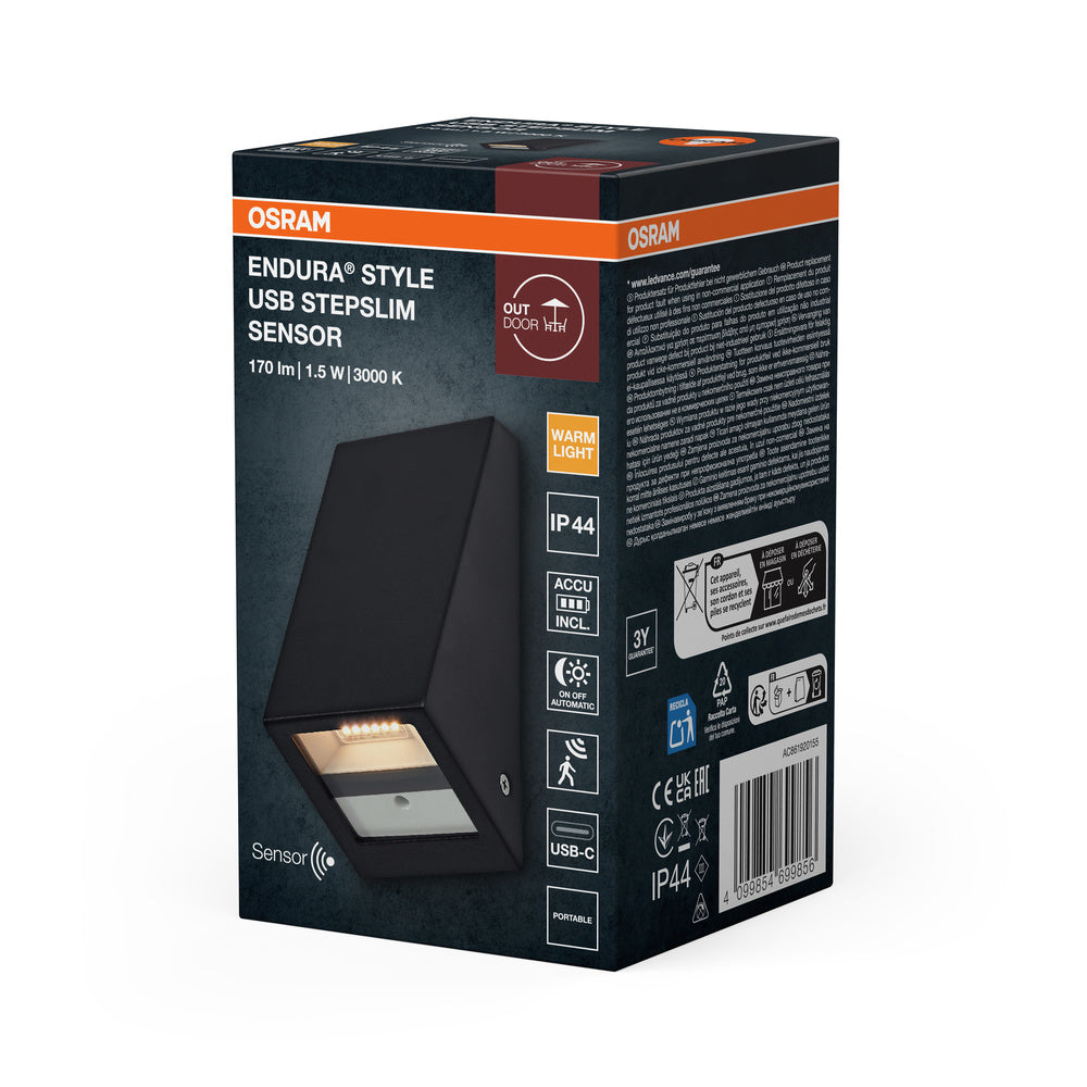 LED nástenné svietidlo 1.50W IP44 3000K 105° – nástenné LED svietidlo OSRAM