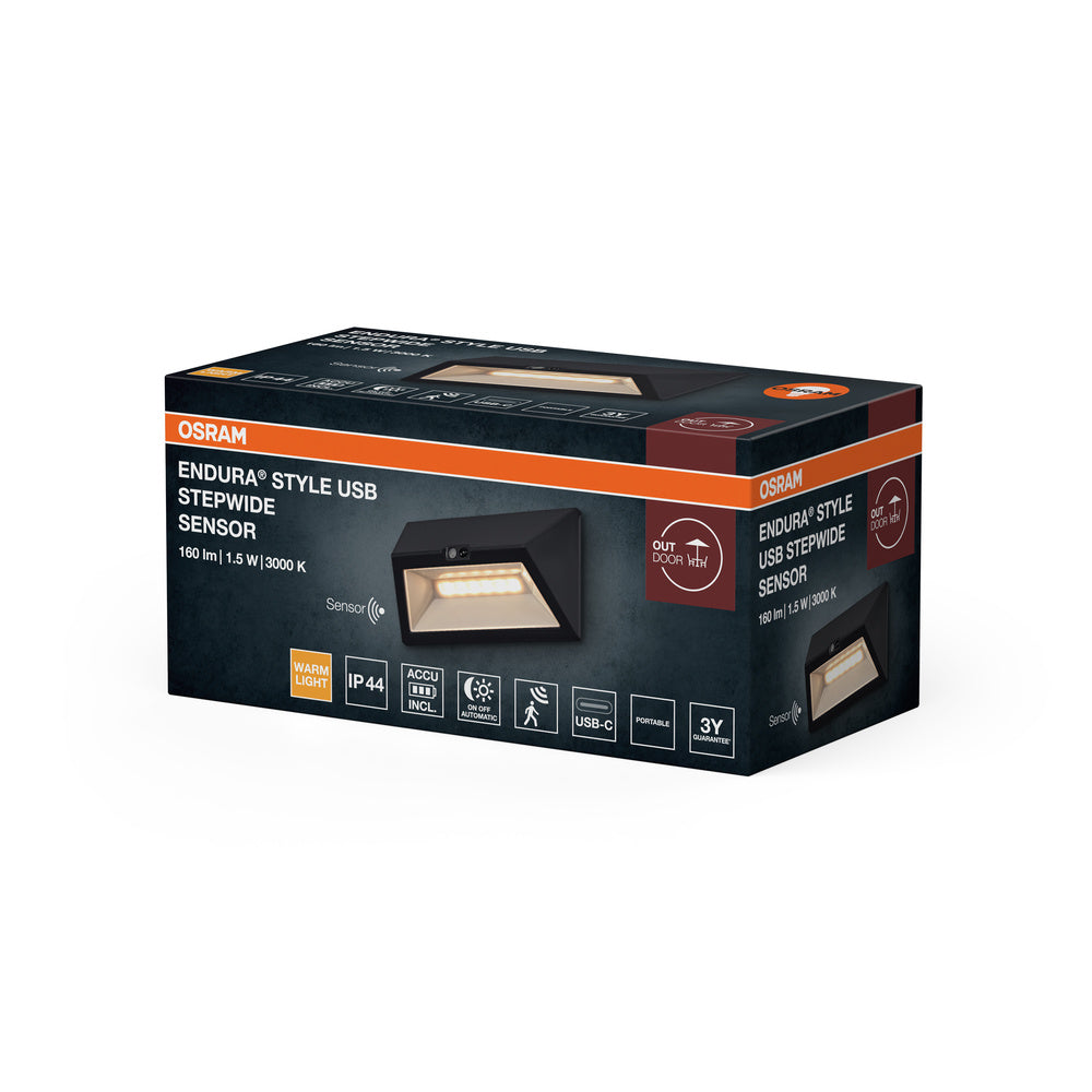 LED nástenné svietidlo 1.50W IP44 3000K 55° – nástenné LED svietidlo OSRAM