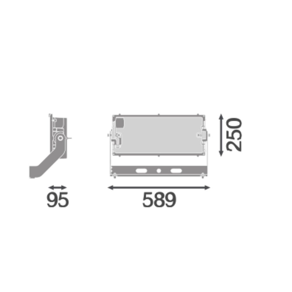 LED reflektor 600W IP66 3000K 25° – vonkajšie LED svietidlo LEDVANCE