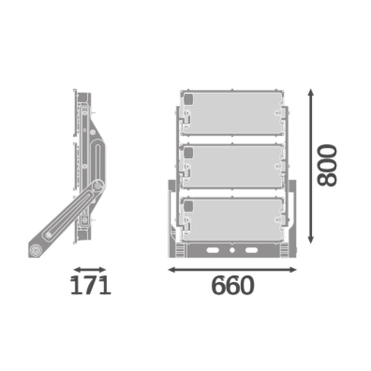 LED reflektor 1800W IP66 5700K 65° – vonkajšie LED svietidlo LEDVANCE