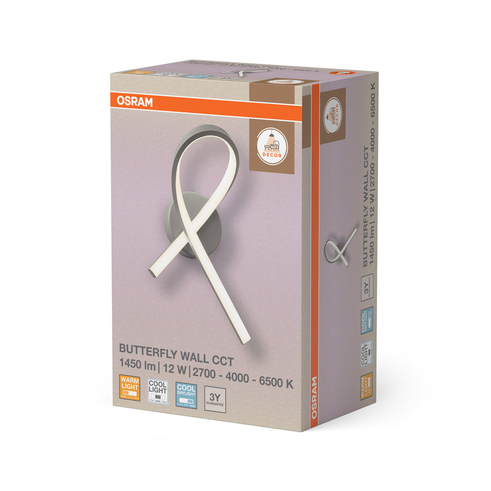 LED nástenné svietidlo 12W IP20 2700K 124° – nástenné LED svietidlo OSRAM