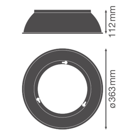 LED High Bay 120W 80° – priemyselné LED svietidlo LEDVANCE