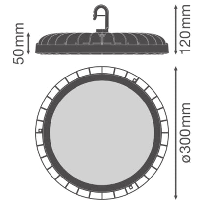 LED High Bay 220W IP65 4000K 110° – priemyselné LED svietidlo LEDVANCE