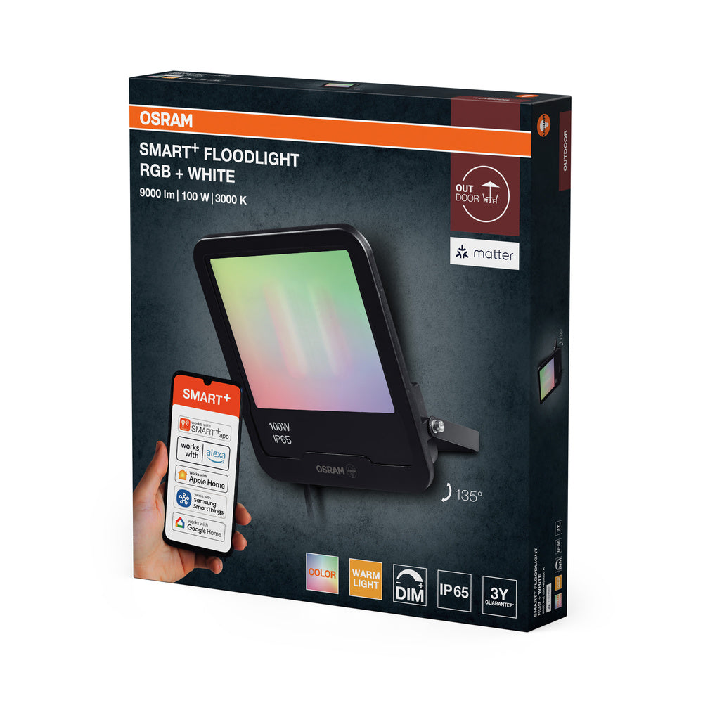 LED reflektor 100W IP65 3000K 100° – vonkajšie LED svietidlo OSRAM