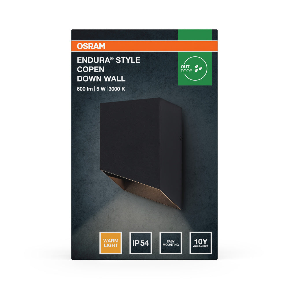 LED nástenné svietidlo 5W IP54 3000K 75° – nástenné LED svietidlo OSRAM