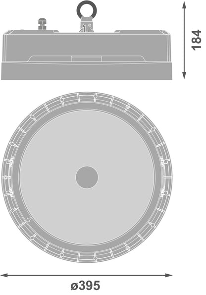 LED High Bay 195W IP66 4000K 60° – priemyselné LED svietidlo LEDVANCE