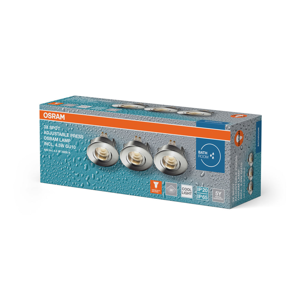 LED downlight 4.50W IP65 4000K 36° – zápustné LED svietidlo OSRAM