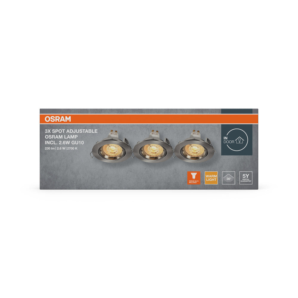 LED downlight 2.60W IP20 2700K 36° – zápustné LED svietidlo OSRAM