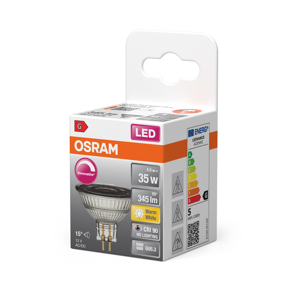 LED stropné svietidlo 4.9W IP20 2700K 15° – stropné LED svietidlo OSRAM