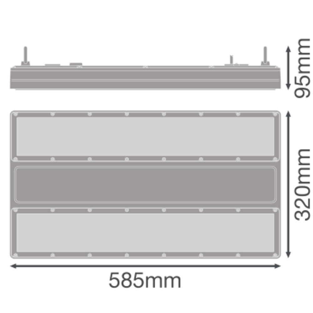 LED High Bay 240W IP66 4000K 70° – priemyselné LED svietidlo LEDVANCE