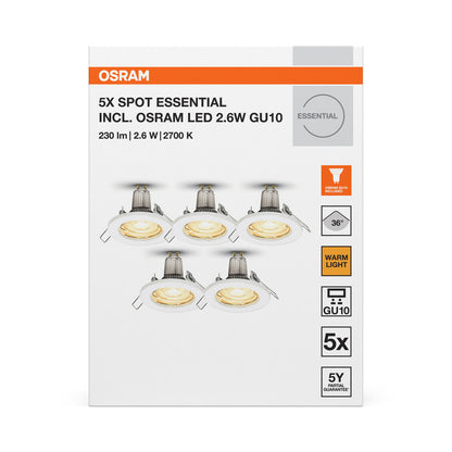 LED downlight 2.60W IP20 2700K 36° – zápustné LED svietidlo OSRAM