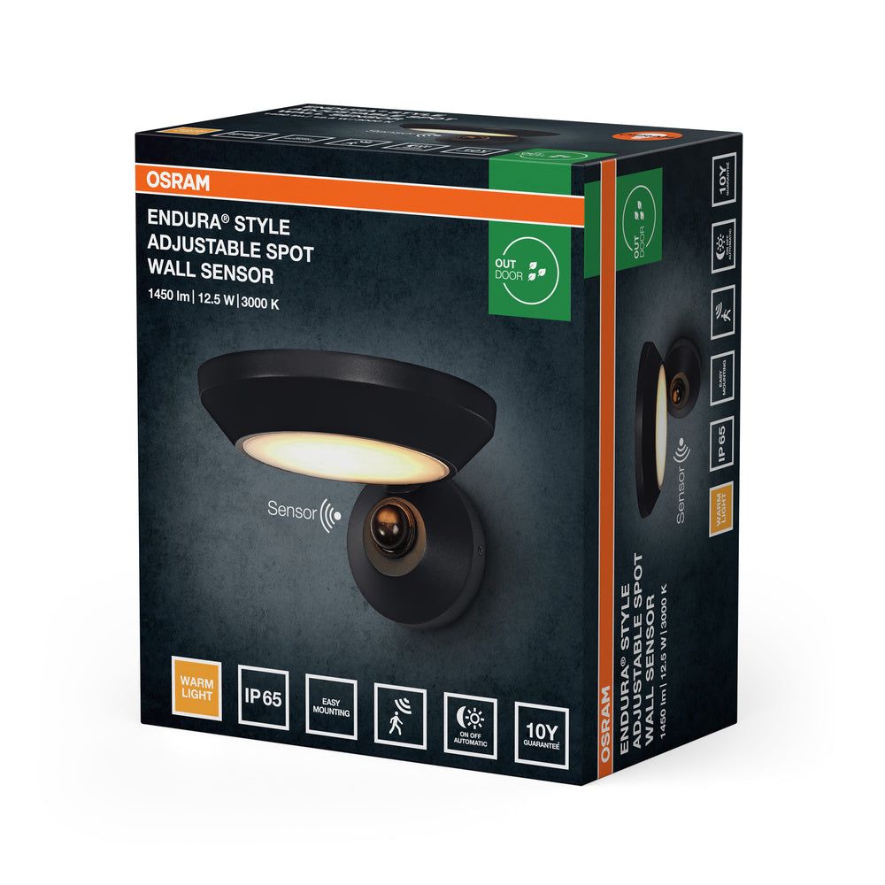 LED nástenné svietidlo 12.50W IP65 3000K 100° – nástenné LED svietidlo OSRAM