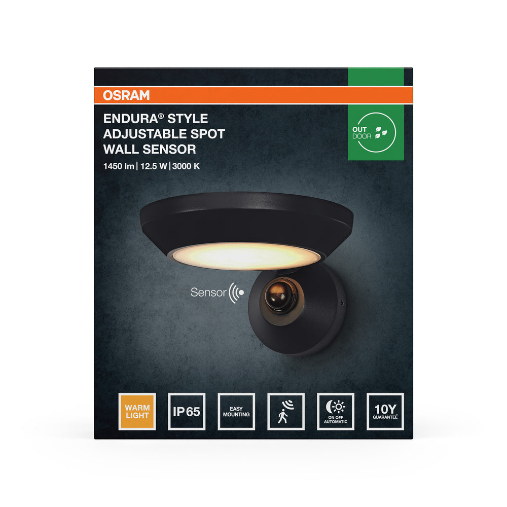 LED nástenné svietidlo 12.50W IP65 3000K 100° – nástenné LED svietidlo OSRAM