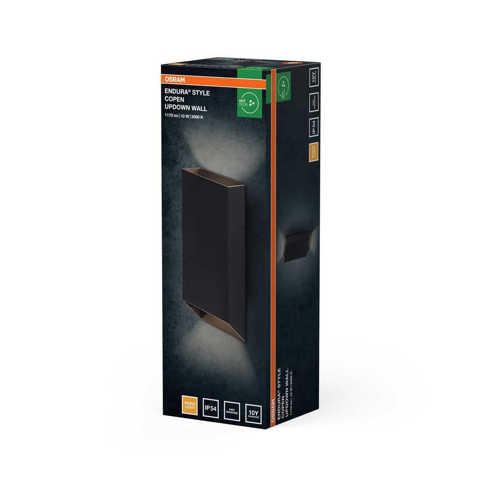 LED nástenné svietidlo 10W IP54 3000K 220° – nástenné LED svietidlo OSRAM