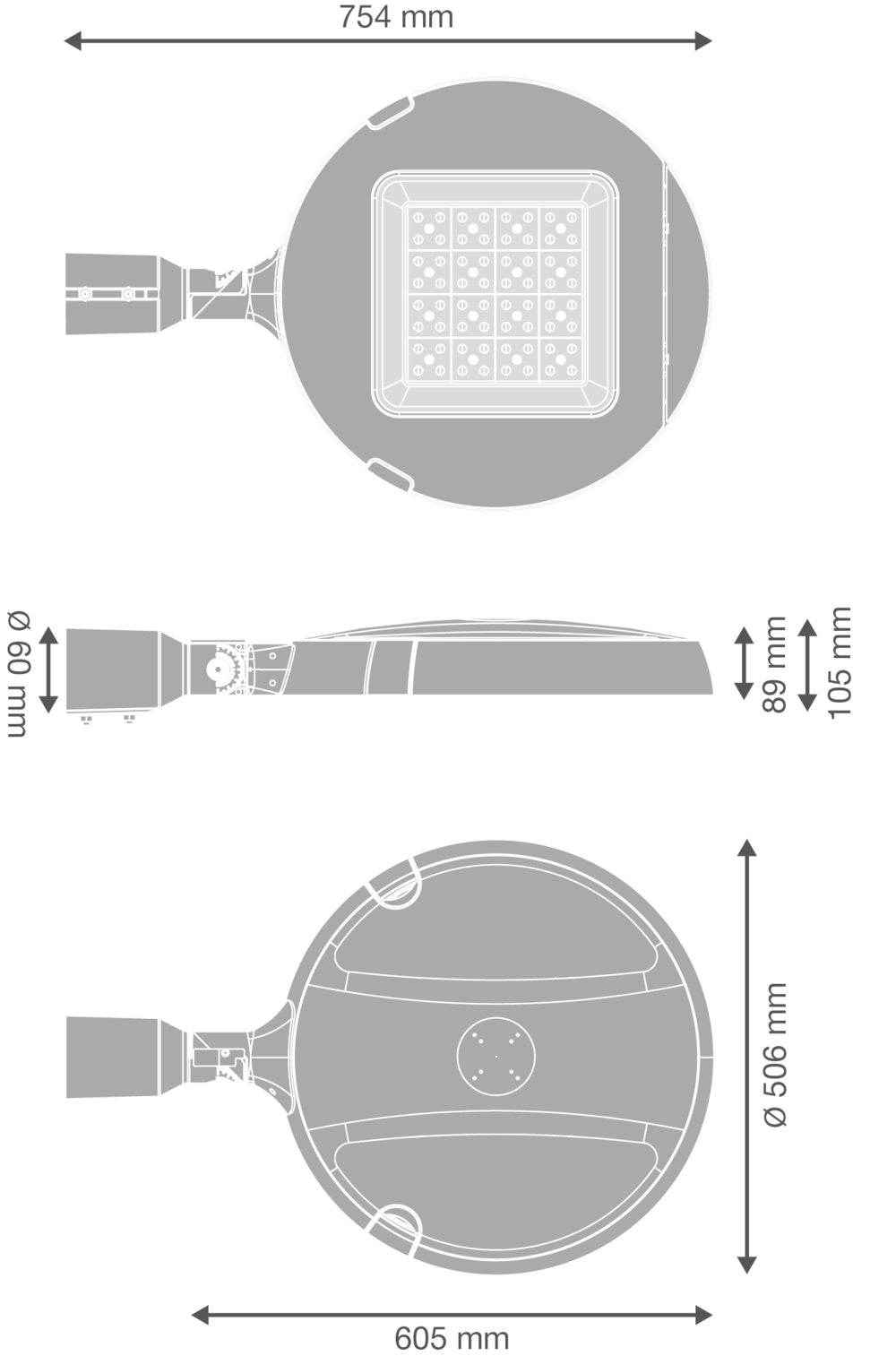 LED stropné svietidlo 40W IP66 4000K 159° – stropné LED svietidlo LEDVANCE