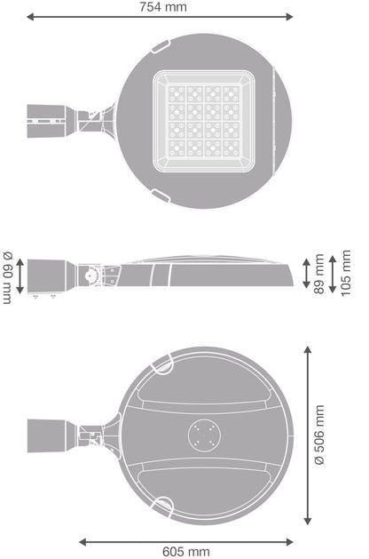 LED stropné svietidlo 40W IP66 4000K 156° – stropné LED svietidlo LEDVANCE