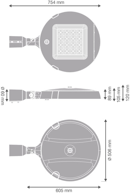 LED stropné svietidlo 60W IP66 3000K 156° – stropné LED svietidlo LEDVANCE