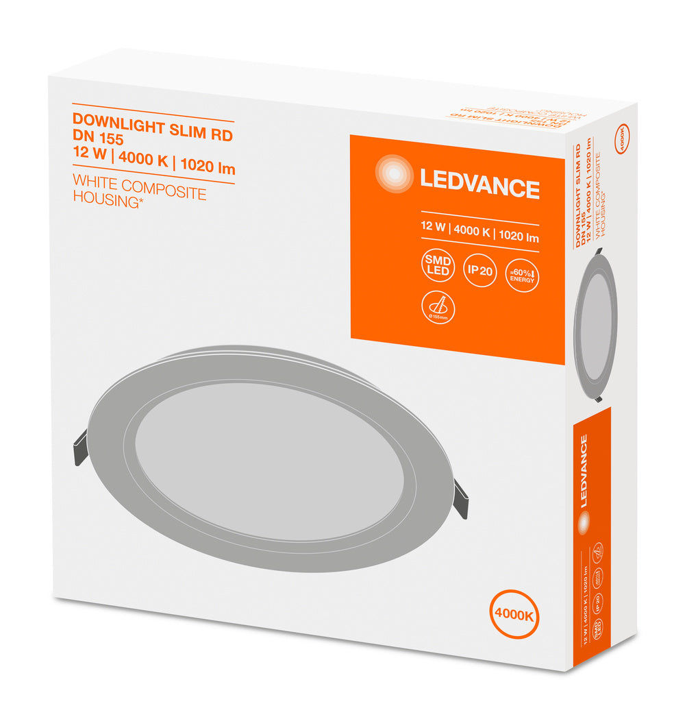 LED downlight 12W IP20 4000K 120° – zápustné LED svietidlo LEDVANCE