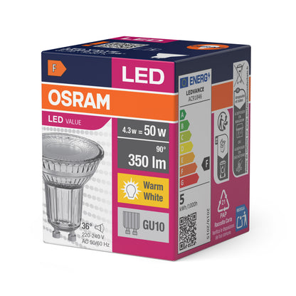 LED downlight 4.3W IP20 3000K 36° – zápustné LED svietidlo OSRAM