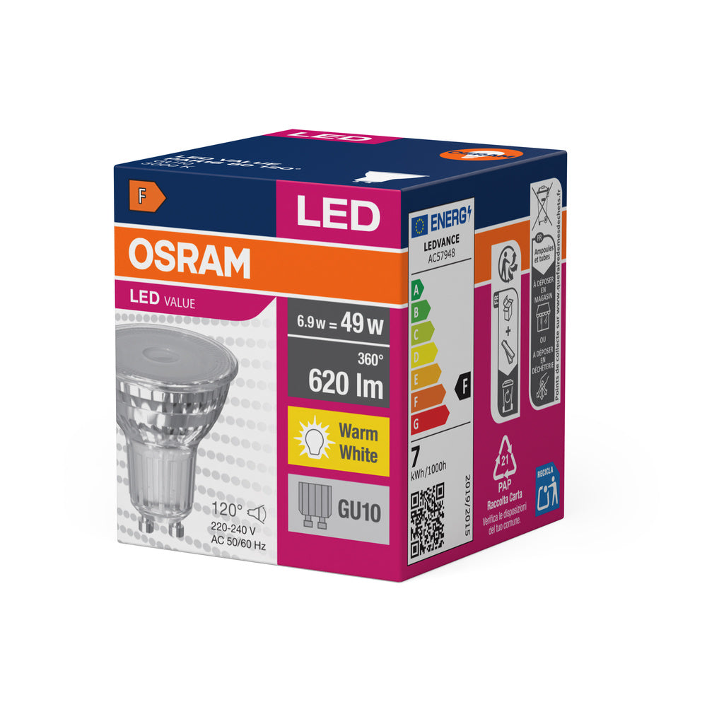 LED downlight 6.9W IP20 3000K 120° – zápustné LED svietidlo OSRAM