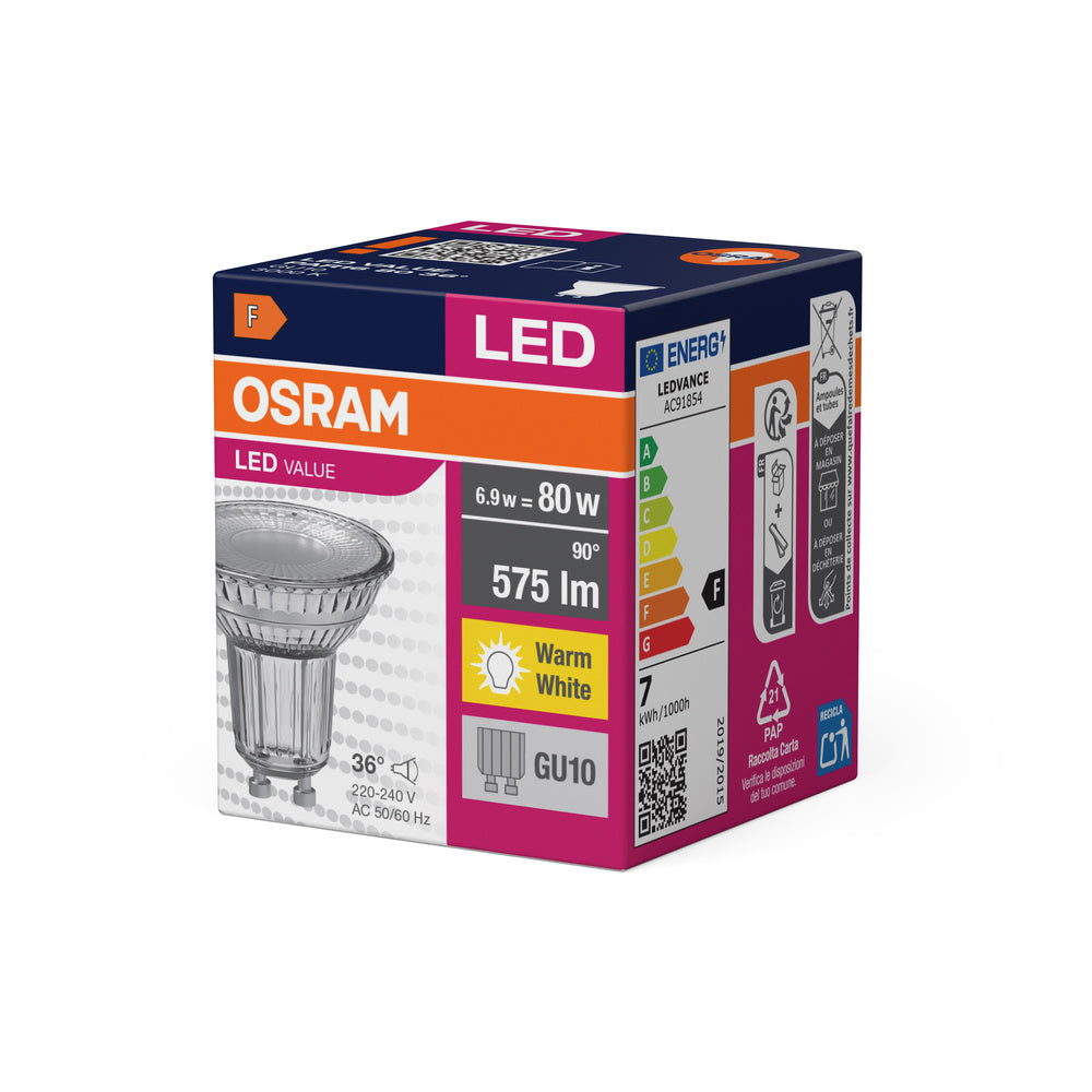 LED downlight 6.9W IP20 3000K 36° – zápustné LED svietidlo OSRAM