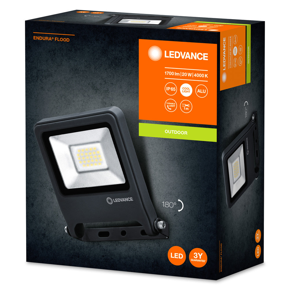 LED reflektor 20W IP65 4000K 110° – vonkajšie LED svietidlo LEDVANCE