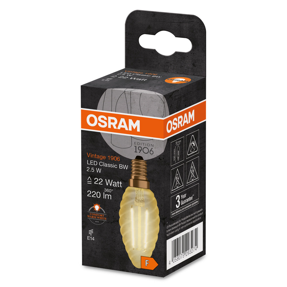 LED stropné svietidlo 2.5W IP20 2400K 300° – stropné LED svietidlo OSRAM