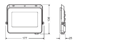 LED reflektor 30W IP65 4000K 115° – vonkajšie LED svietidlo LEDVANCE