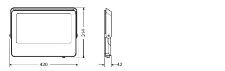 LED reflektor 200W IP65 4000K 115° – vonkajšie LED svietidlo LEDVANCE
