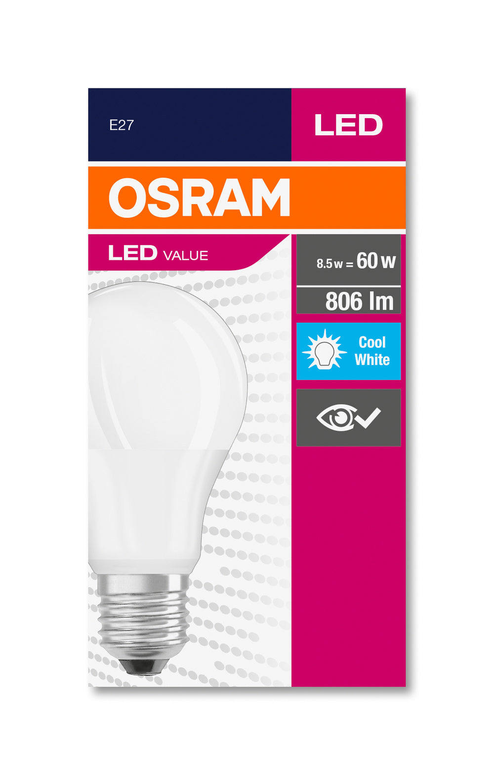 LED stropné svietidlo 8W IP20 4000K 150° – stropné LED svietidlo OSRAM