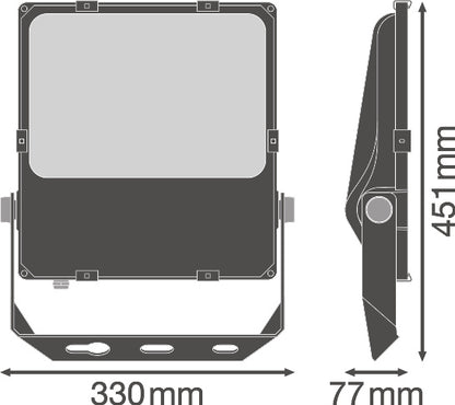 LED reflektor 150W IP66 4000K 60° – vonkajšie LED svietidlo LEDVANCE