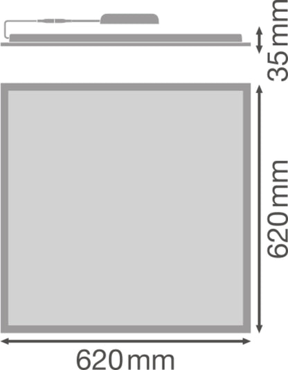 LED panel 104W IP50 110° – LED stropný panel LEDVANCE