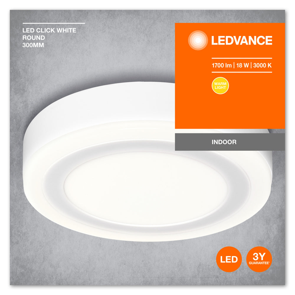 LED stropné svietidlo 18W IP20 3000K 110° – stropné LED svietidlo LEDVANCE