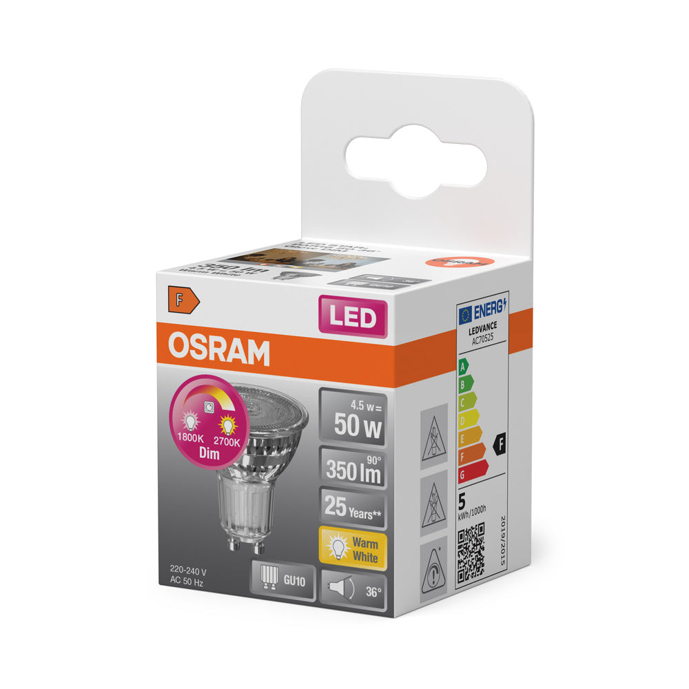 LED downlight 4.5W IP20 2700K 36° – zápustné LED svietidlo OSRAM