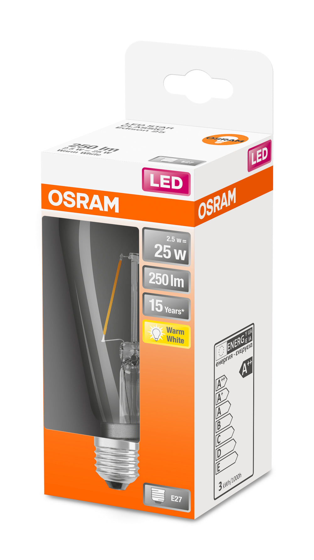 LED stropné svietidlo 2.5W IP20 2700K 300° – stropné LED svietidlo OSRAM